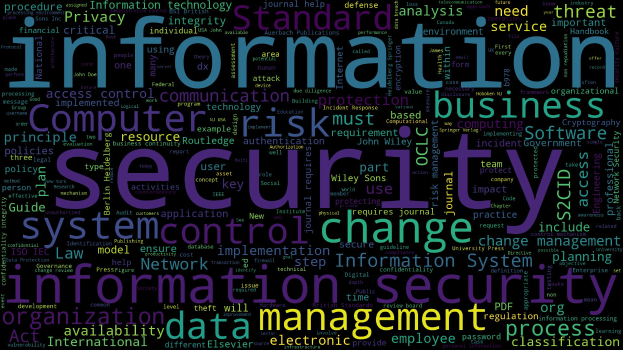 Eine kreisförmige Wortwolke mit "Information Security" in verschiedenen Sprachen, angeordnet von größtem in der Mitte bis kleinster nach außen, übergehend von hell zu dunkelblau.