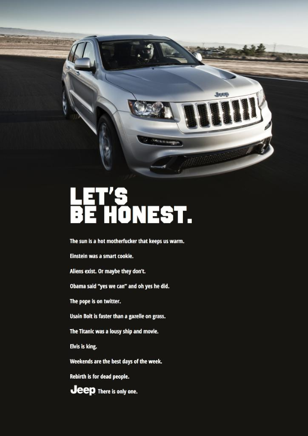 Ein Auto mit unten editierten Text.