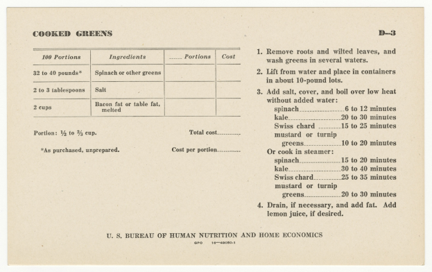 Eine Seite aus einem Buch mit einer Liste von Lebensmitteln und zugehörigem Text und Zahlen.